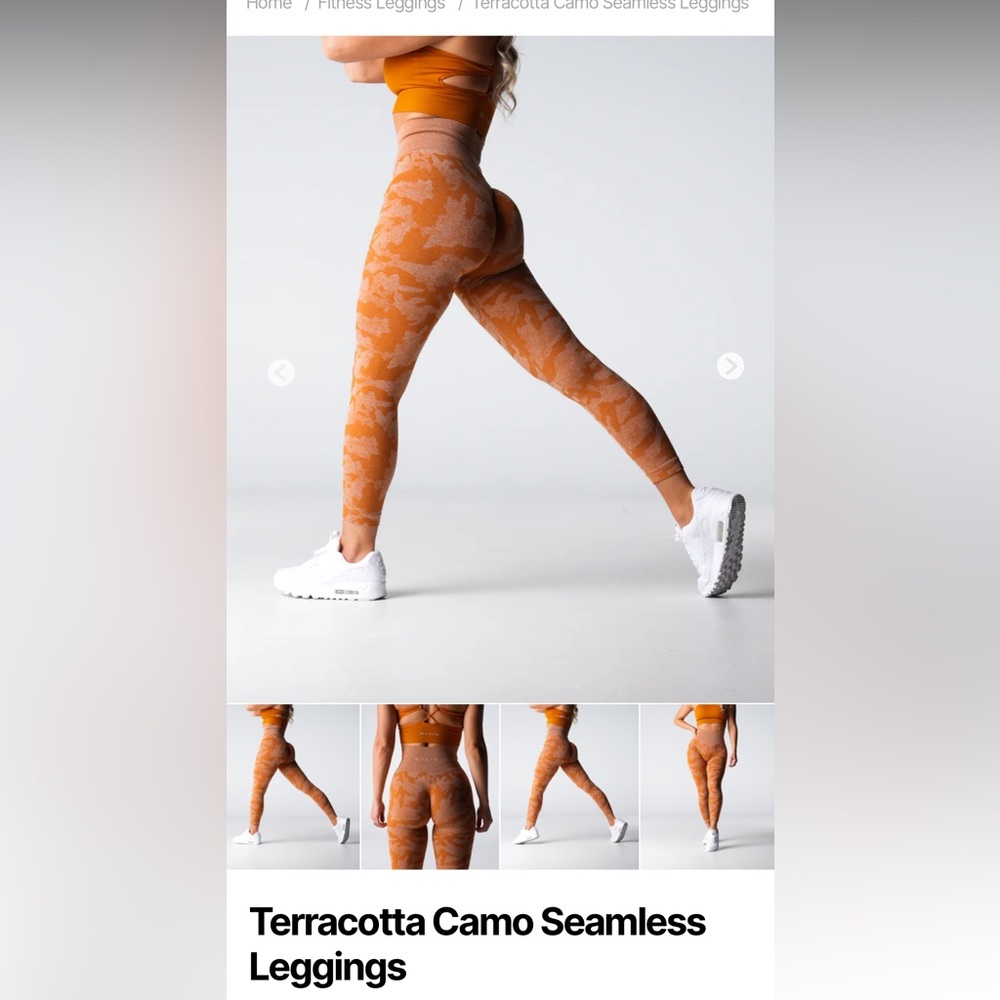 NVGTN Terracotta Camo Seamless Leggings